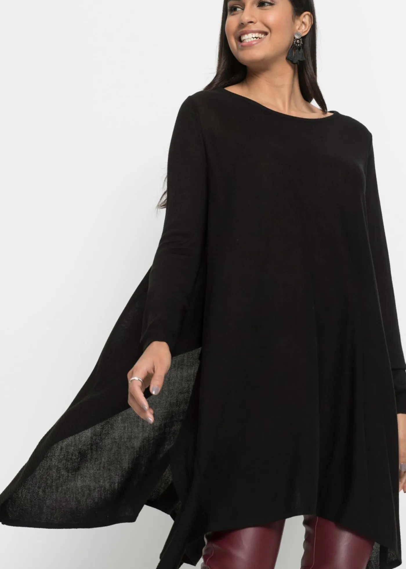 bonprix bonprix Sudadera larga Negro Best