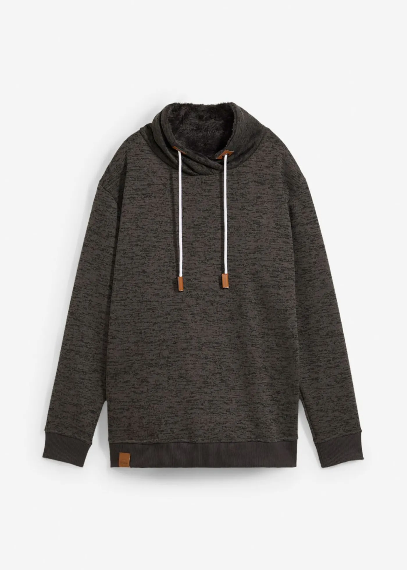 bonprix bonprix Sudadera larga antracita jaspeado moteado Best