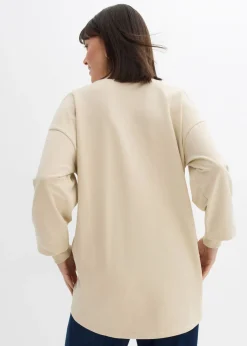 bonprix bonprix Sudadera oversize Arena claro Hot
