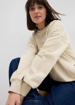 bonprix bonprix Sudadera oversize Arena claro Hot