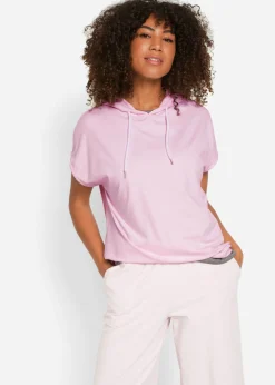 bonprix bonprix Sudadera oversize con capucha lila moteado Best