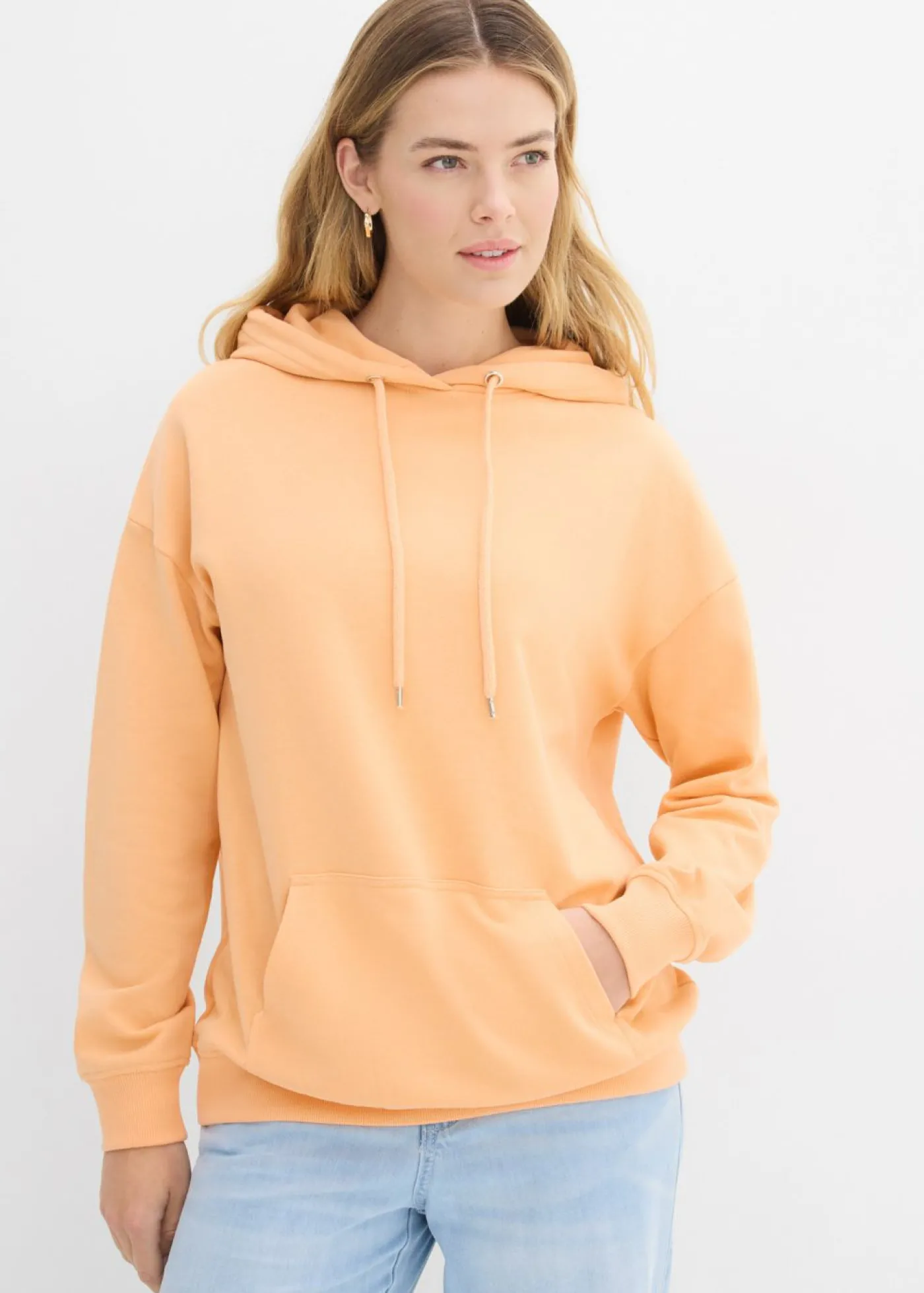 bonprix bonprix Sudadera oversize con capucha Papaya Sale