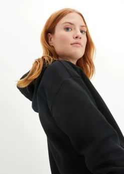 bonprix bonprix Sudadera oversize con capucha Negro