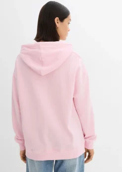 bonprix bonprix Sudadera oversize con capucha rosa cristal Discount