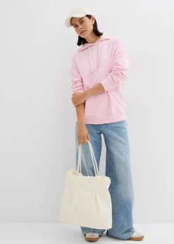 bonprix bonprix Sudadera oversize con capucha rosa cristal Discount