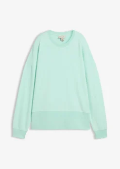 bonprix bonprix Sudadera oversize de mezcla de algodón Menta claro Best