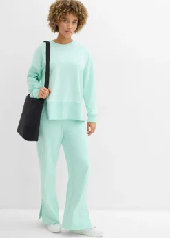 bonprix bonprix Sudadera oversize de mezcla de algodón Menta claro Best