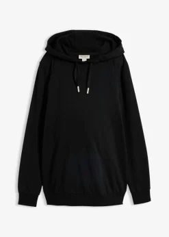 bonprix bonprix Sudadera premamá/de lactancia 2 en 1 de algodón orgánico puro Negro Clearance