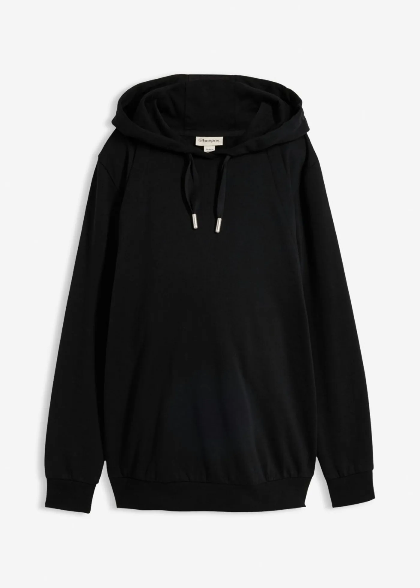bonprix bonprix Sudadera premamá/de lactancia 2 en 1 de algodón orgánico puro Negro Clearance