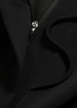 bonprix bonprix Sudadera ultrasuave de material modal con corte holgado y capucha Negro Discount