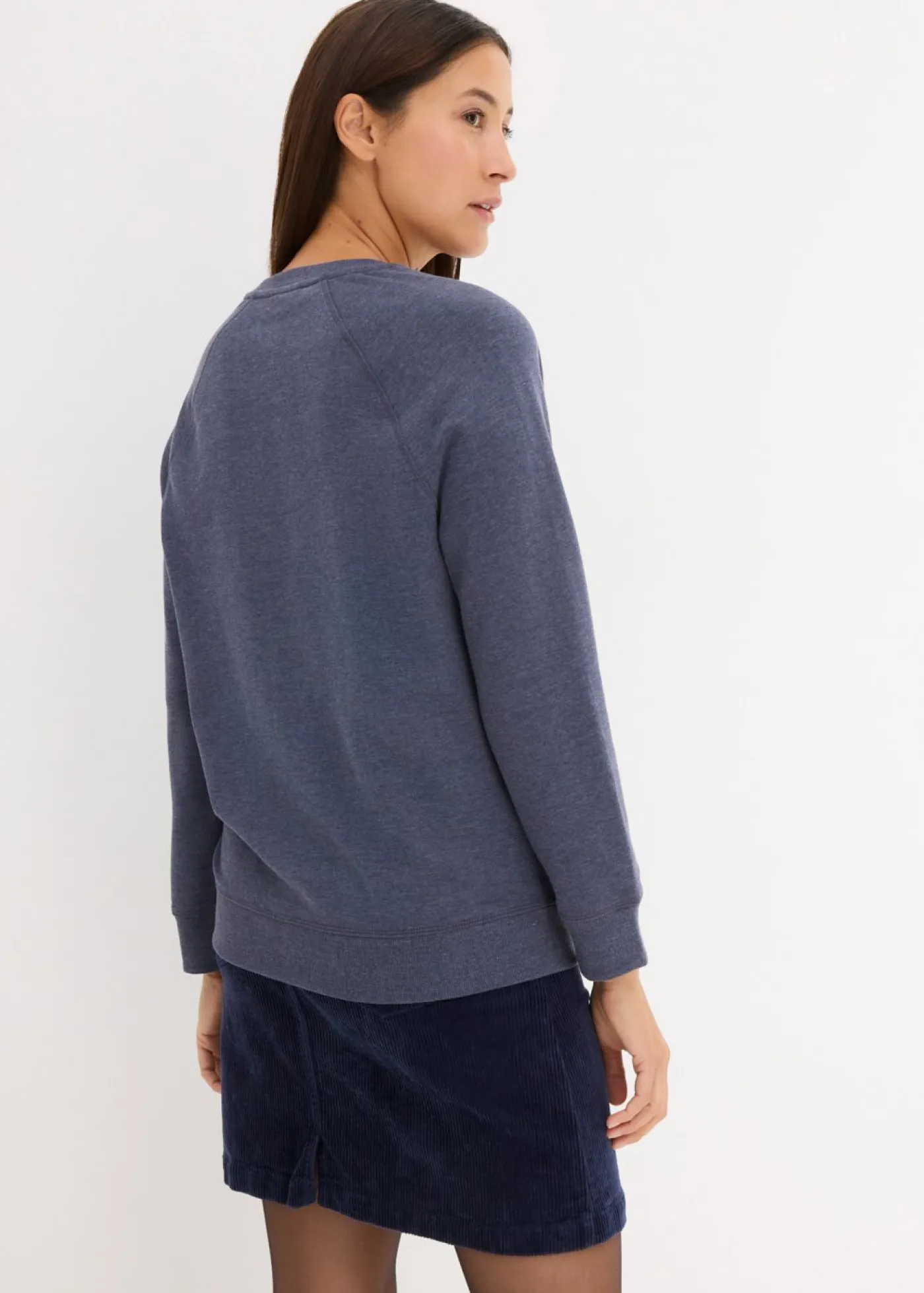 bonprix bonprix Sudadera (2 unidades) antracita jaspeado+azul marino Discount