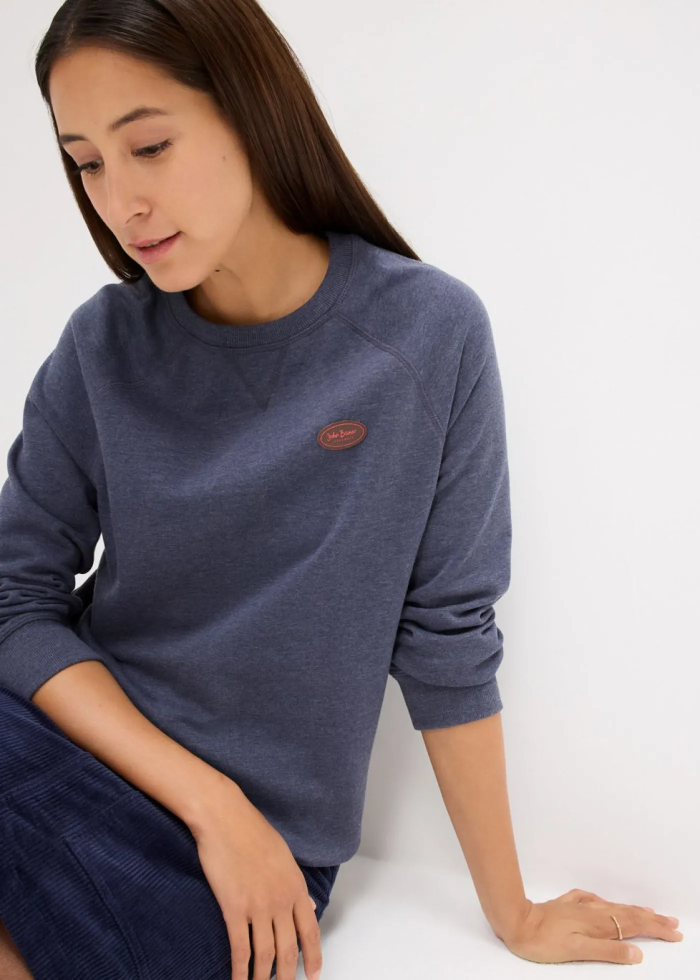 bonprix bonprix Sudadera (2 unidades) antracita jaspeado+azul marino Discount
