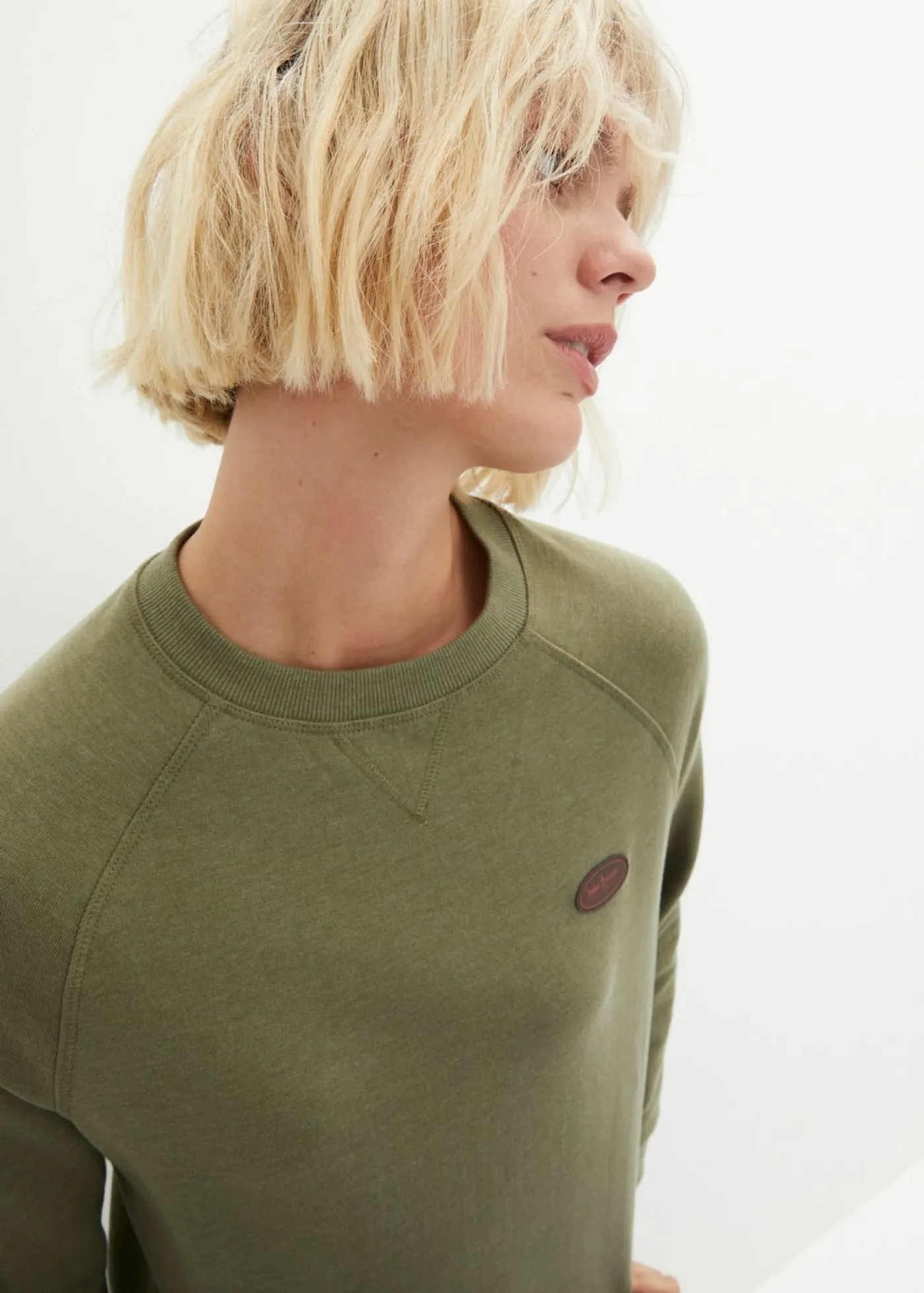 bonprix bonprix Sudadera (2 unidades) Negro+verde oliva jaspeado Outlet