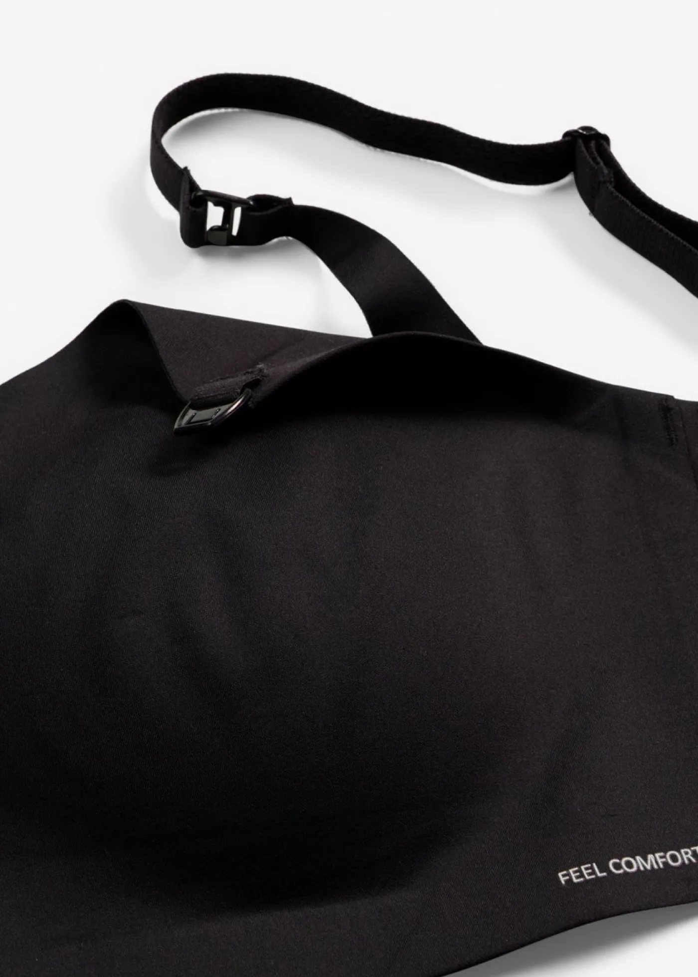 bonprix bonprix Sujetador acolchado de lactancia Feel Comfort sin aros con corte láser Negro Best