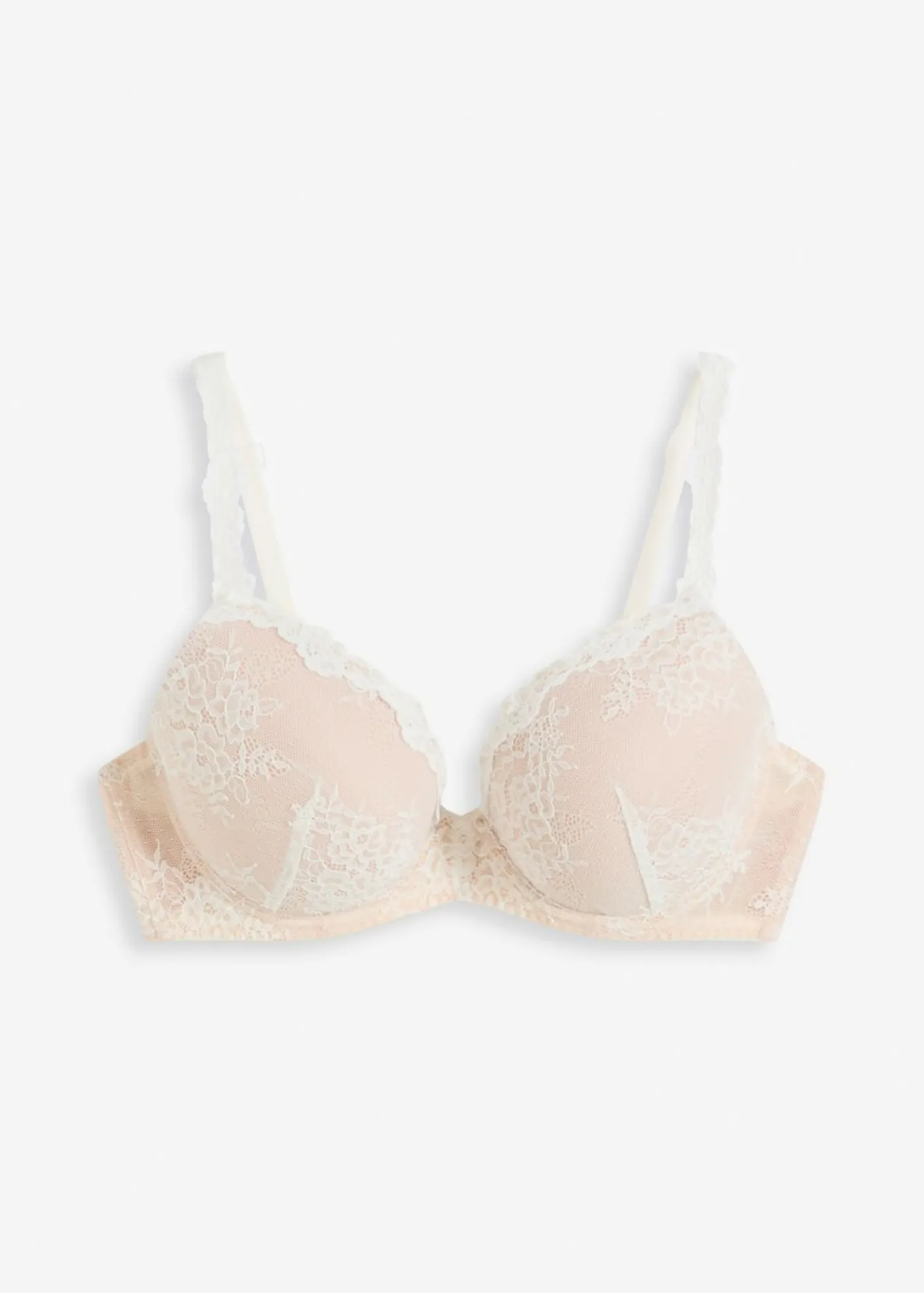 bonprix bonprix Sujetador con aros Blanco lana + beige mate Best