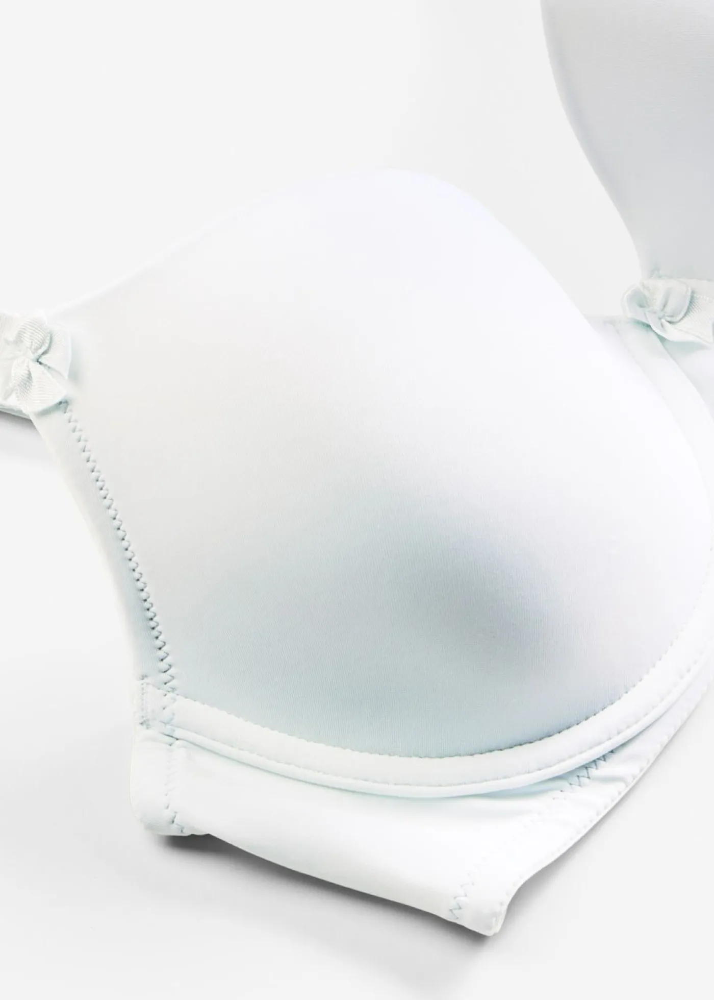 bonprix bonprix Sujetador con aros Azul-crema Discount
