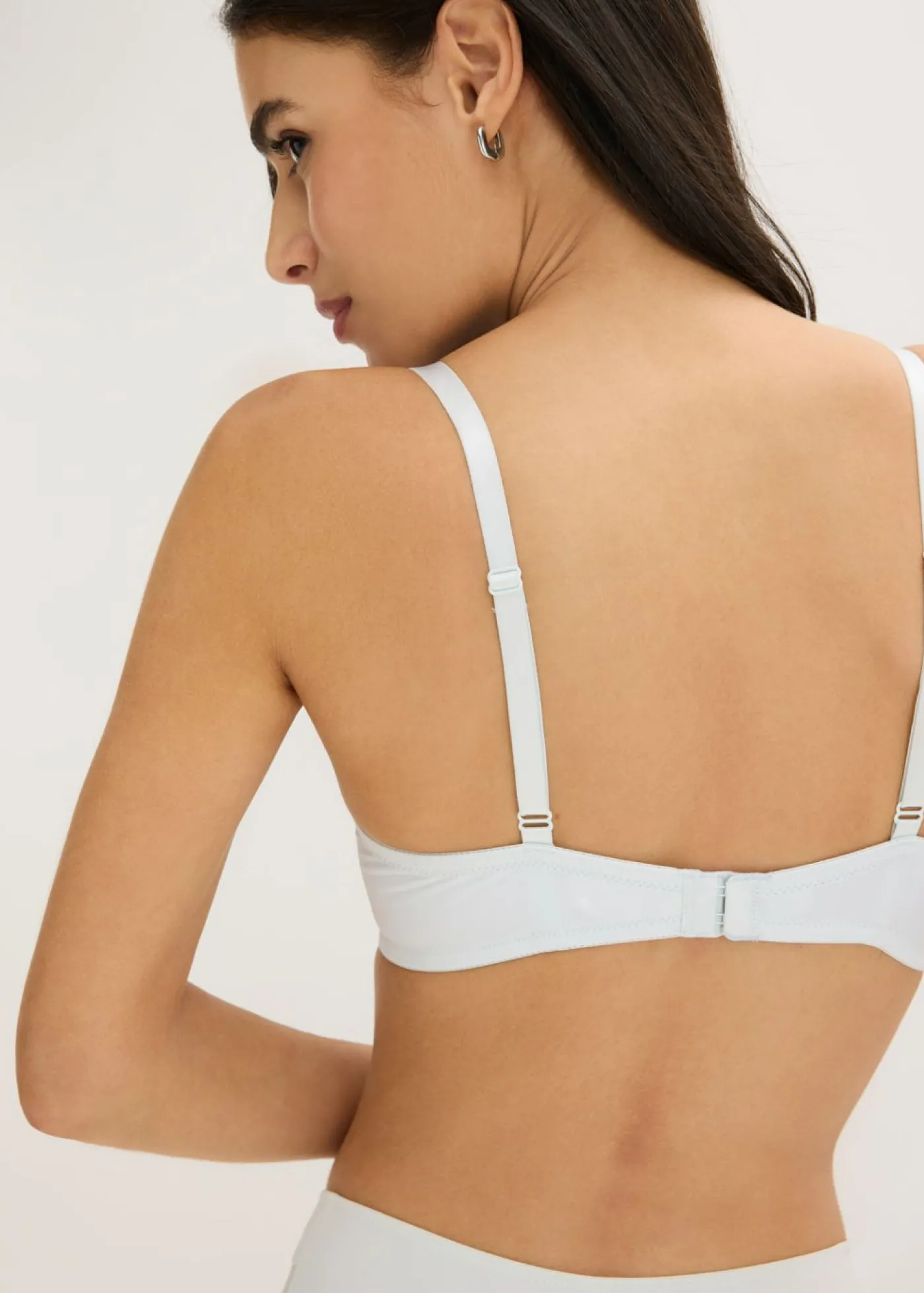 bonprix bonprix Sujetador con aros Azul-crema Discount