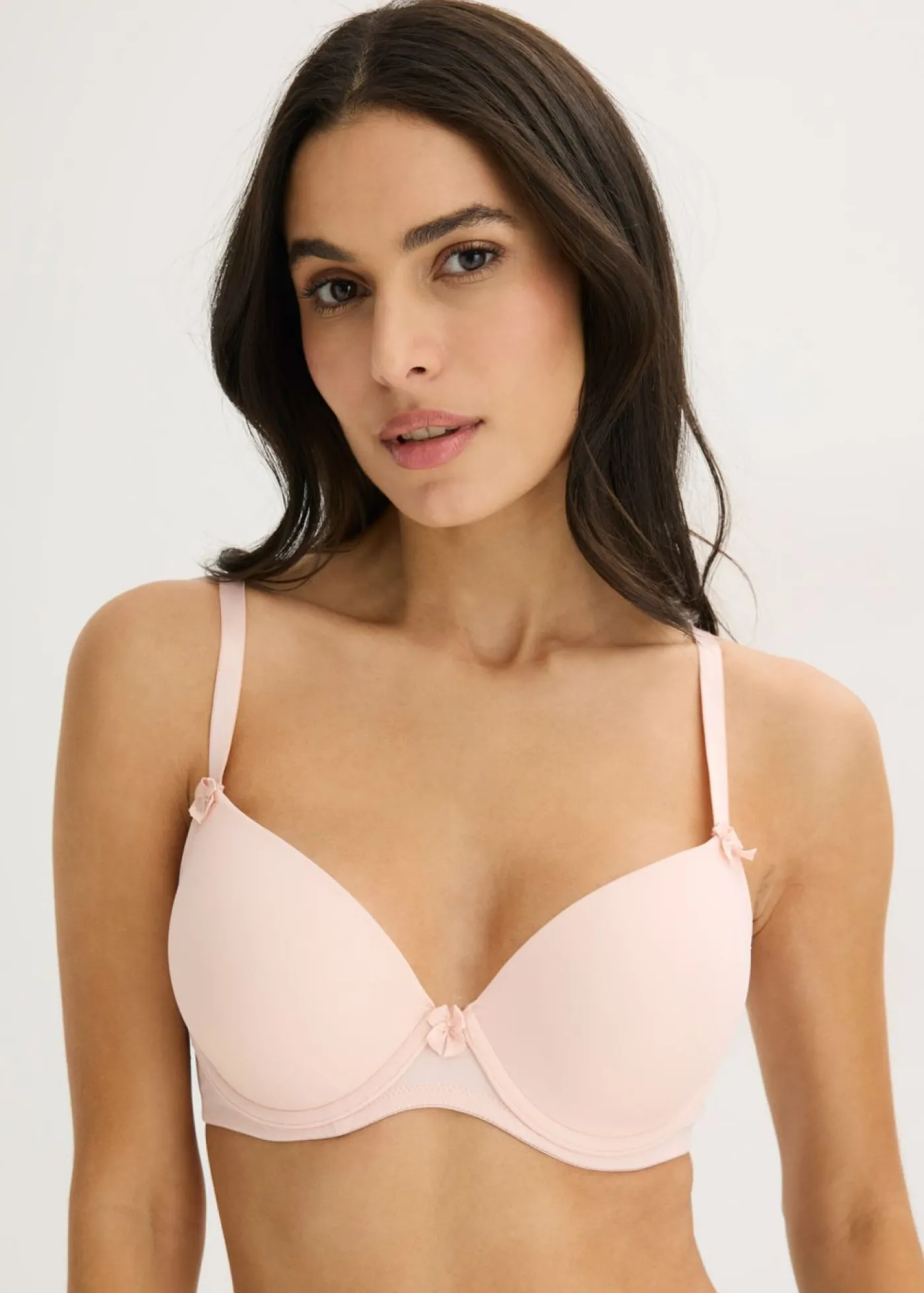 bonprix bonprix Sujetador con aros Rosa seda Outlet