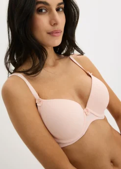 bonprix bonprix Sujetador con aros Rosa seda Outlet