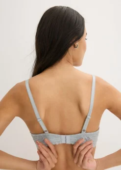 bonprix bonprix Sujetador con aros de encaje Gris-plata Clearance