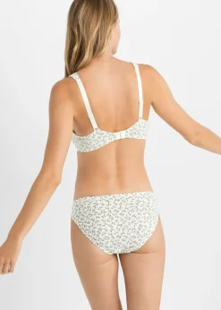 bonprix bonprix Sujetador con aros (pack de 3) con estampado femenino Cava estampado + marrón grisáceo + cava Sale