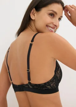 bonprix bonprix Sujetador con cadena desmontable negro-marrón claro Discount