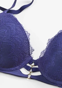bonprix bonprix Sujetador con detalles decorativos azul pacífico oscuro
