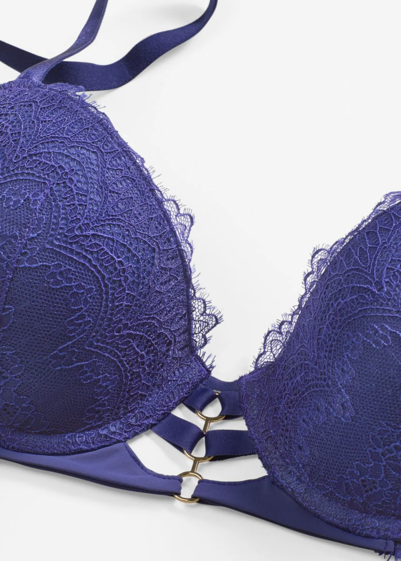 bonprix bonprix Sujetador con detalles decorativos azul pacífico oscuro