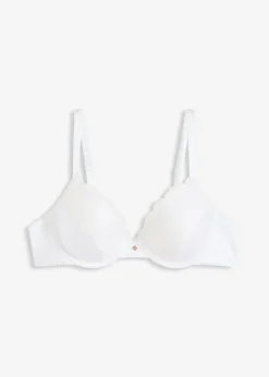 bonprix bonprix Sujetador con efecto brillante Blanco Discount