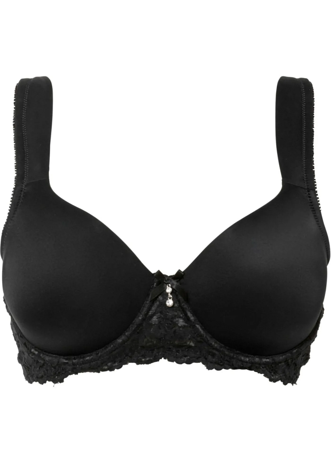 bonprix bonprix Sujetador con tirantes acolchados Negro Outlet