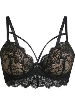 bonprix bonprix Sujetador con tirantes desmontables Negro Hot