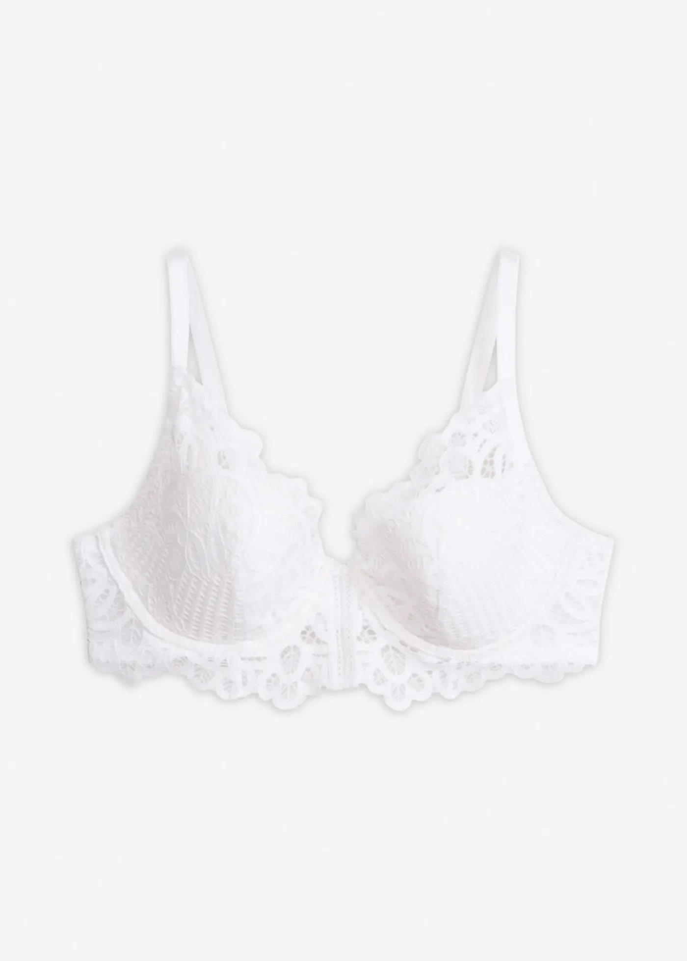 bonprix bonprix Sujetador de encaje elegante Blanco Discount