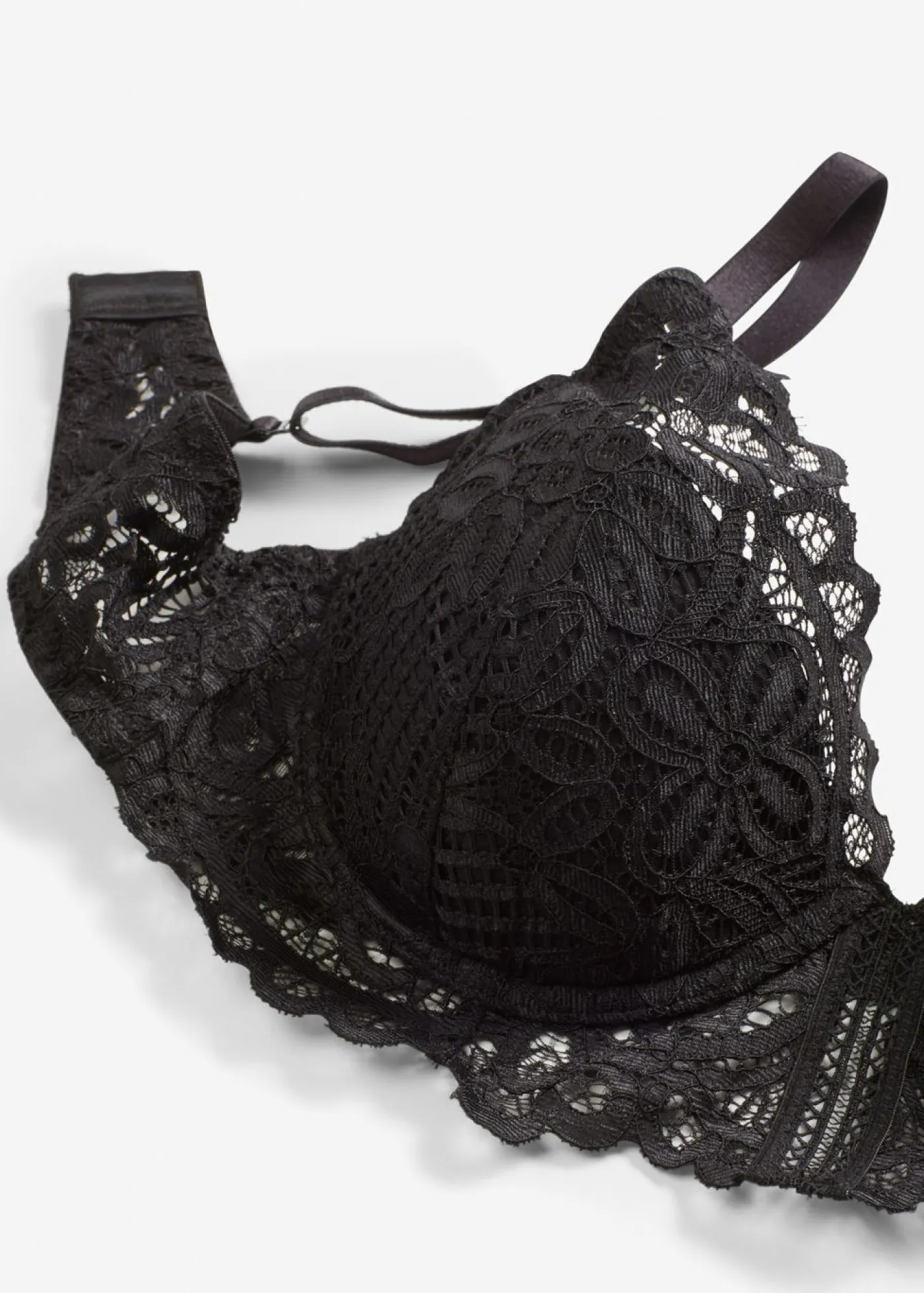 bonprix bonprix Sujetador de encaje elegante Negro Hot