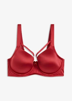 bonprix bonprix Sujetador de material brillante Rojo atardecer Sale