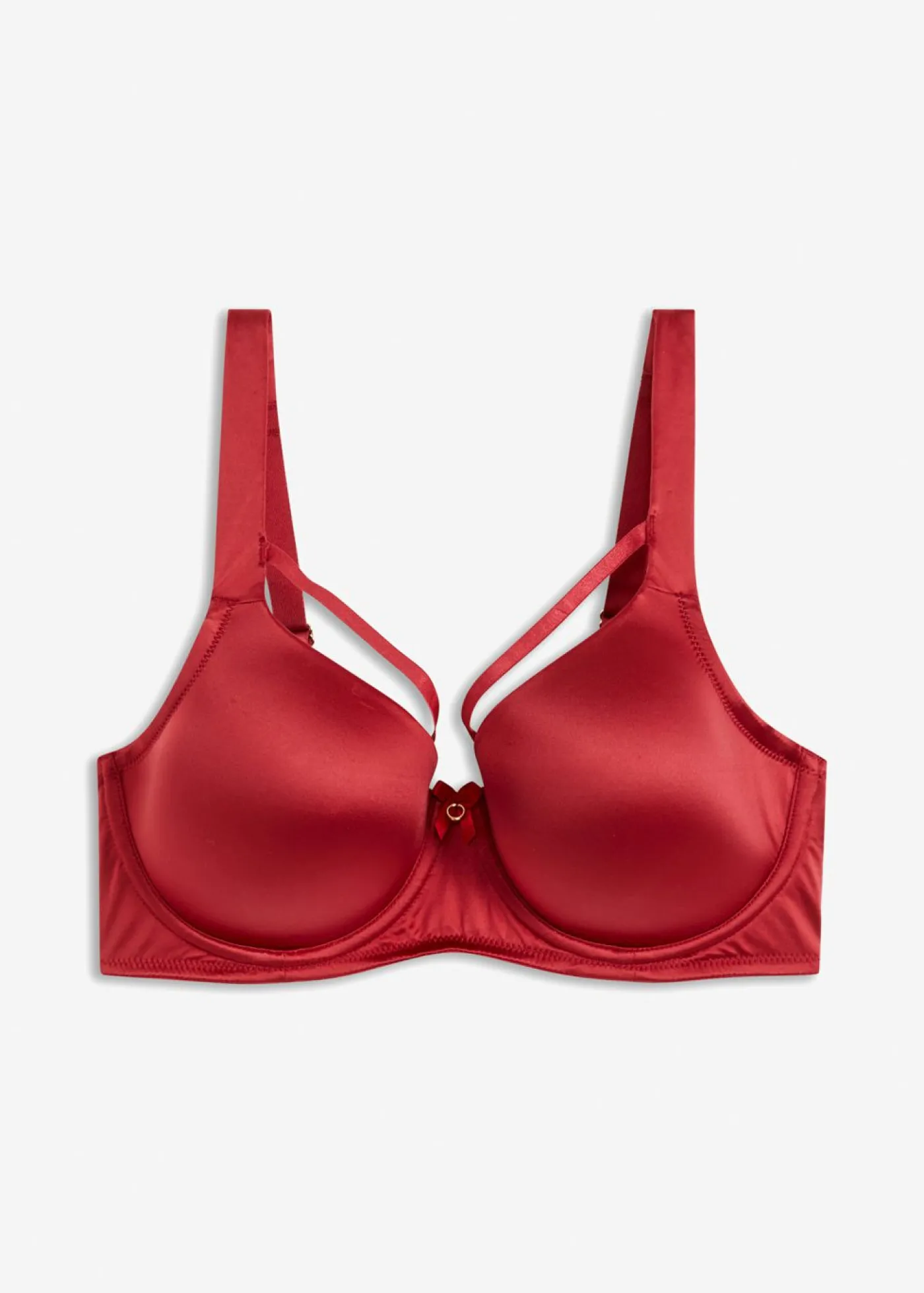 bonprix bonprix Sujetador de material brillante Rojo atardecer Sale