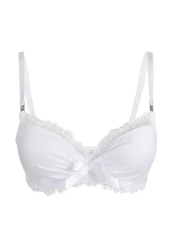 bonprix bonprix Sujetador de poliamida reciclada Blanco