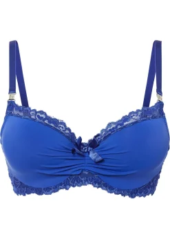 bonprix bonprix Sujetador de poliamida reciclada Azul zafiro Outlet