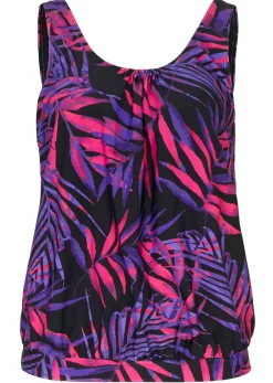 bonprix bonprix Sujetador de tankini Negro-lila estampado Outlet