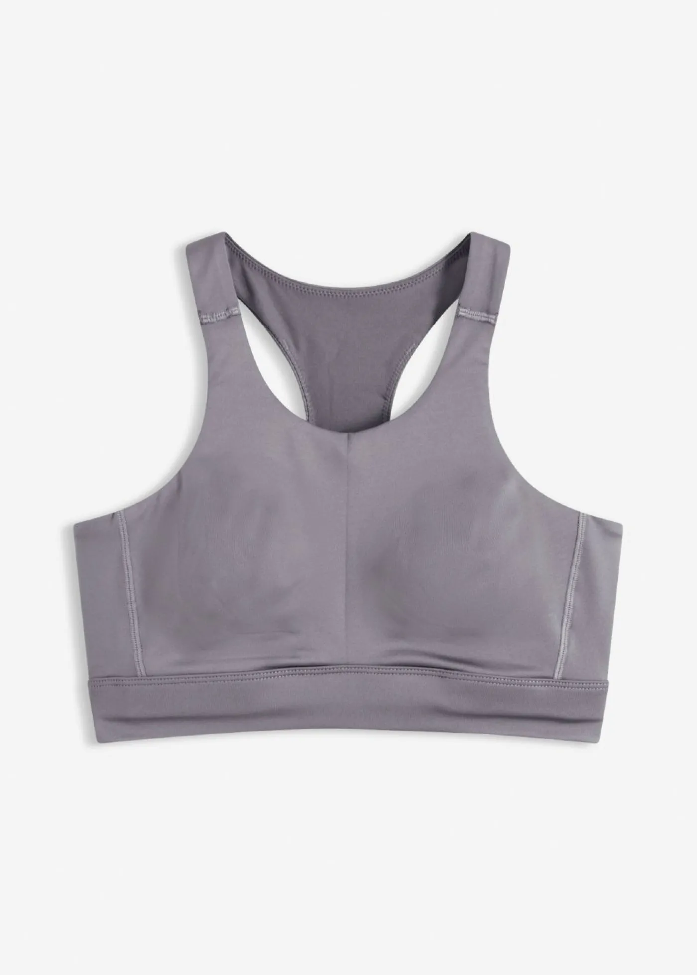 bonprix bonprix Sujetador deportivo con espalda nadadora y sujeción ligera granito Best