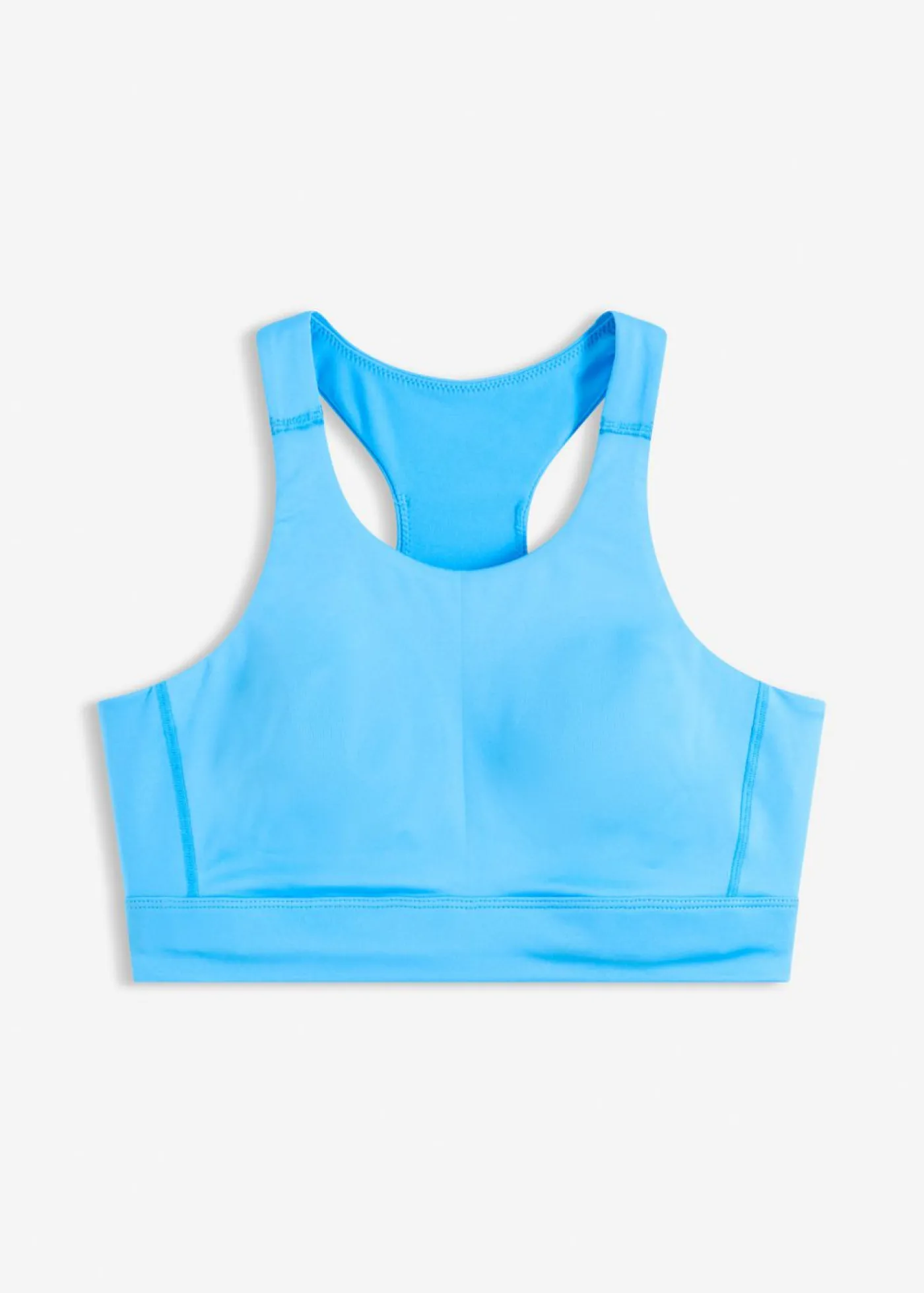 bonprix bonprix Sujetador deportivo con espalda nadadora y sujeción ligera azul brillante