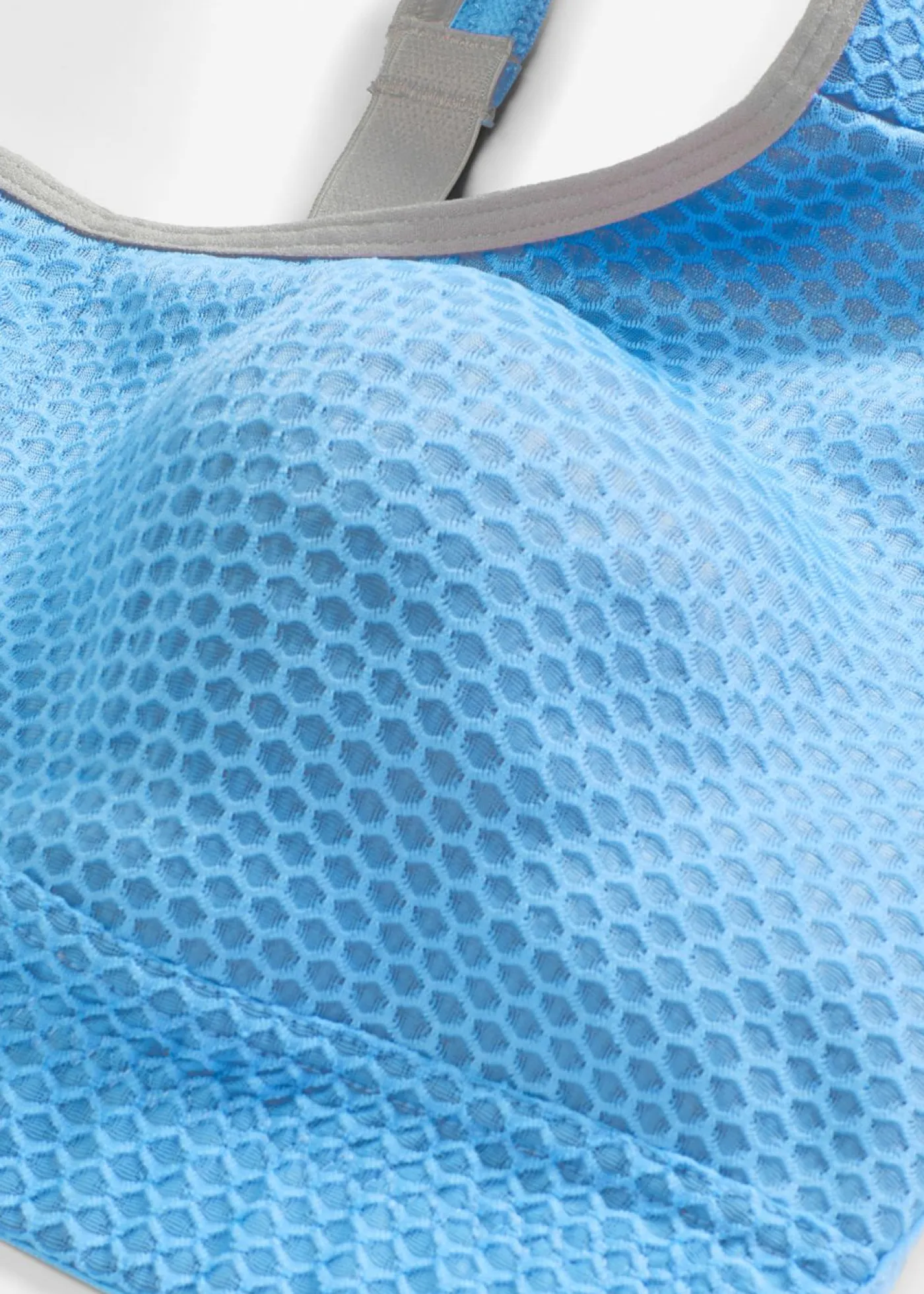 bonprix bonprix Sujetador deportivo con gran sujeción Gris granito/azul brillante Outlet