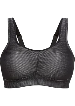 bonprix bonprix Sujetador deportivo con gran sujeción Negro Hot