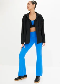 bonprix bonprix Sujetador deportivo con gran sujeción negro-azul horizonte Hot