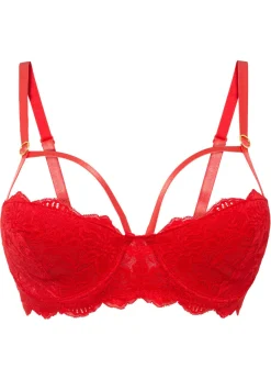 bonprix bonprix Sujetador estilo balconette con aros Rosa fresa Outlet