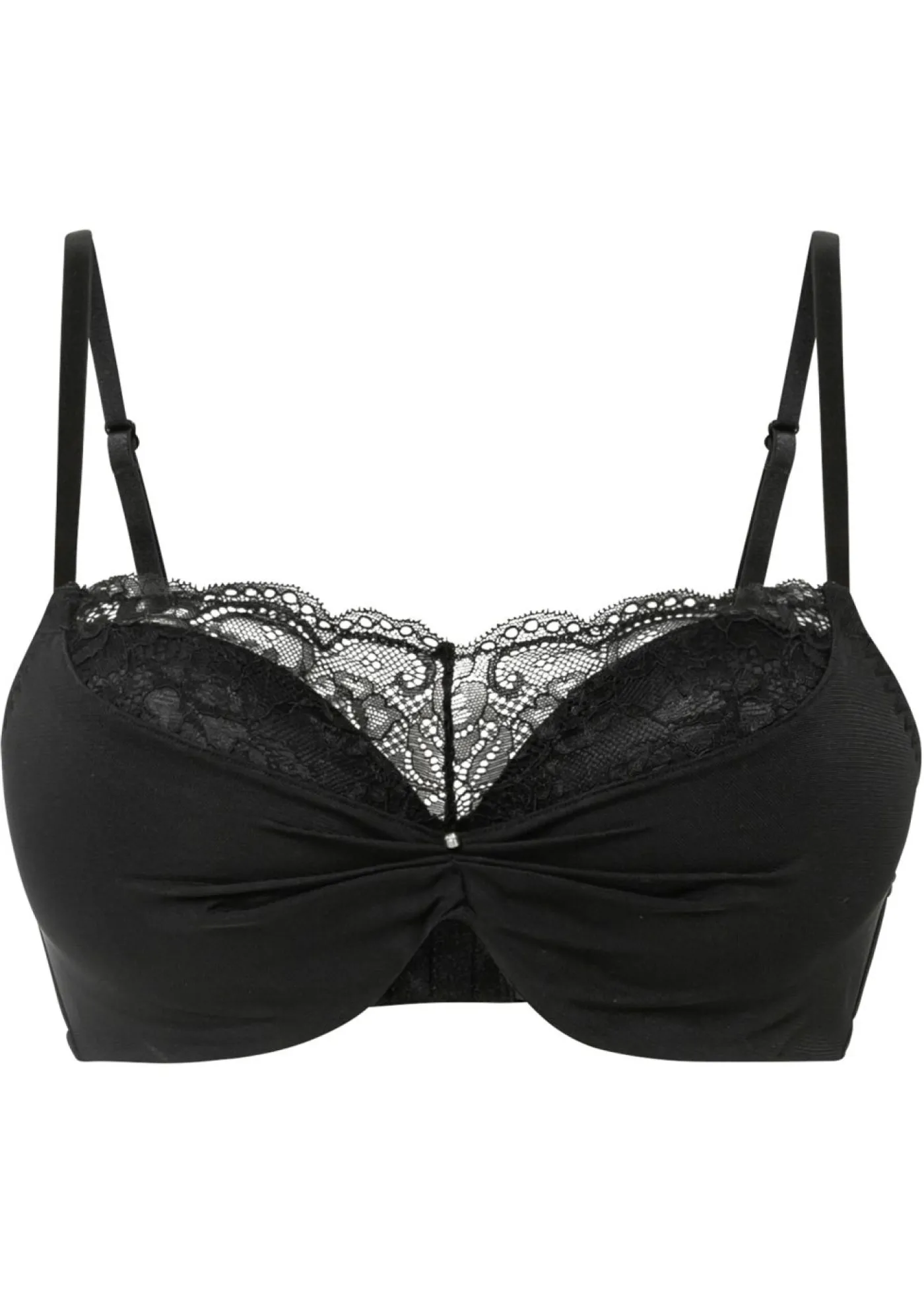 bonprix bonprix Sujetador push-up con detalles de pedrería Negro
