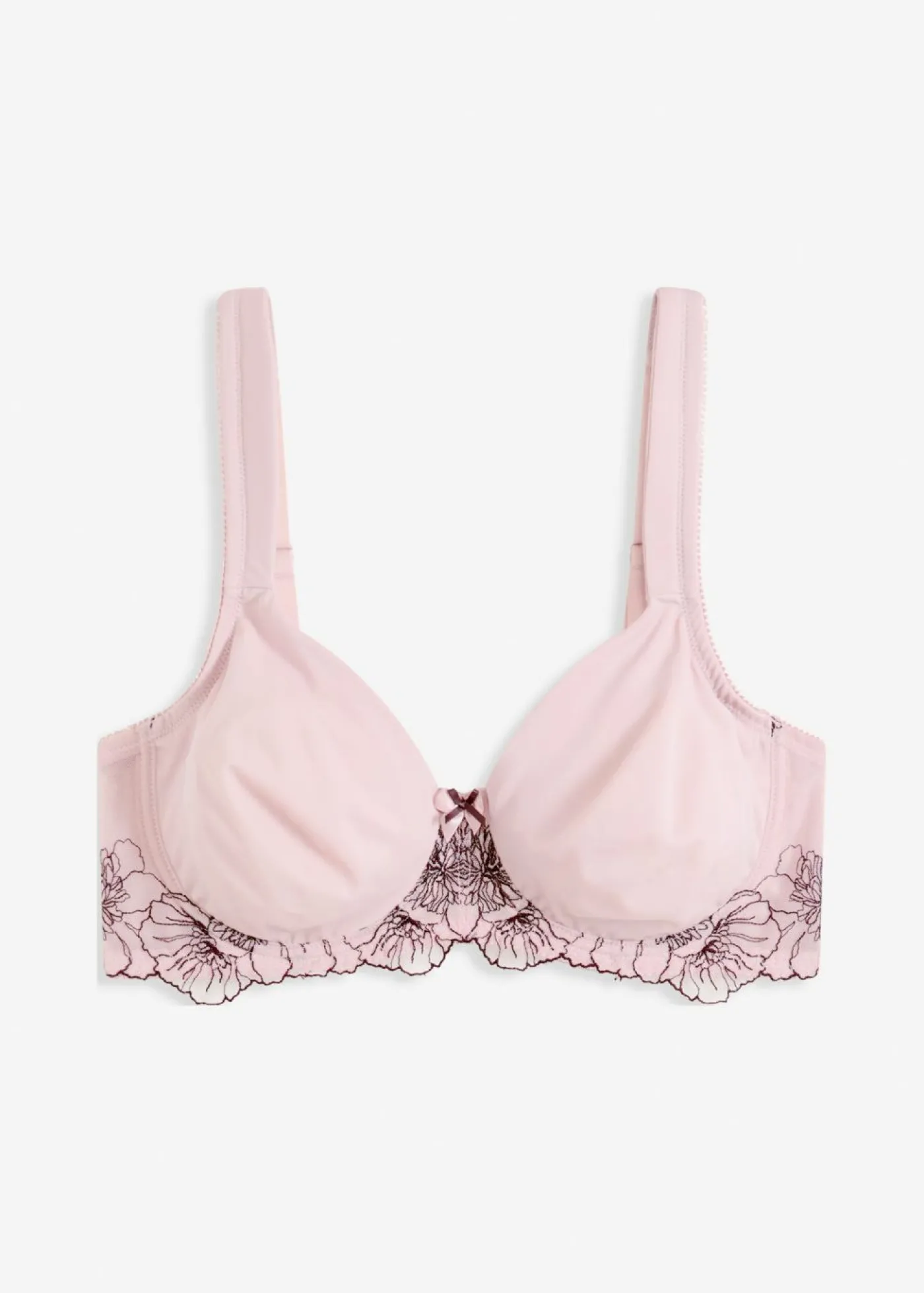 bonprix bonprix Sujetador reductor con bordado delicado rosa mate-baya Best