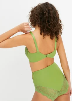 bonprix bonprix Sujetador reductor con encaje de filigrana Esmeralda Hot
