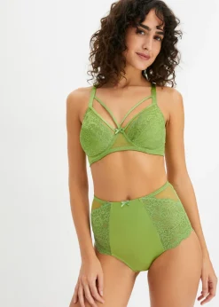 bonprix bonprix Sujetador reductor con encaje de filigrana Esmeralda Hot
