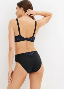 bonprix bonprix Sujetador reductor con hilo brillante multicolor Negro Discount