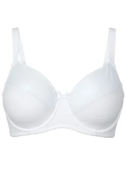 bonprix bonprix Sujetador reductor con malla Blanco Online